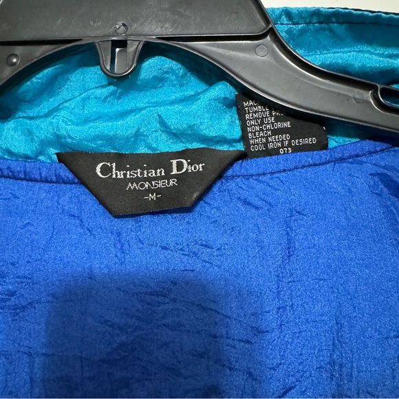 Vintage Christian Dior MONSIEUR Classic Nylon Multicolor Windbreaker Jacket - Picture 2 of 11
